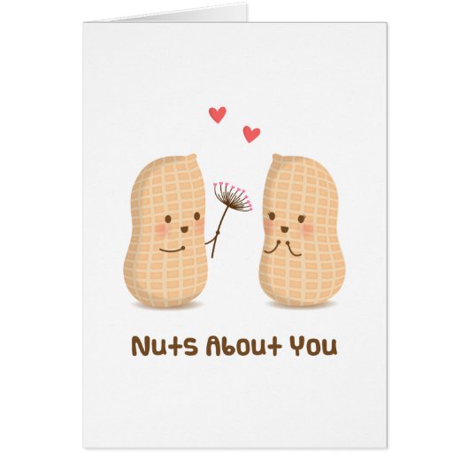 Schattigee pinda's noten over je liefde puns Humor (Voorkant)