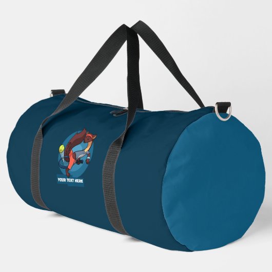 Schattigee Pine Marten Toevoegen Jouw tekst Trick  Plunjezak (Linkerhoek)