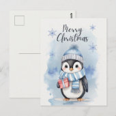 Schattigee pinguïn 2 briefkaart (Voorkant / Achterkant)