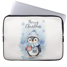 Schattigee pinguïn 2 laptop sleeve
