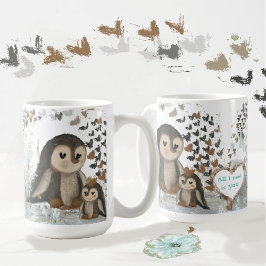 Schattigee pinguïn familie Mok