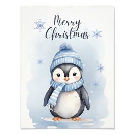 Schattigee pinguïn foto afdruk