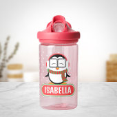 Schattigee pinguïn gepersonaliseerde waterfles voo