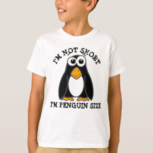 Schattigee Pinguïn Ik ben niet kort grappig citaat T-shirt