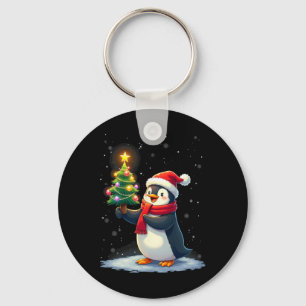 Schattigee Pinguïn Kerstboom Pajama Meisjes Jongen Sleutelhanger