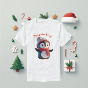 Schattigee pinguïn knuffels t-shirt