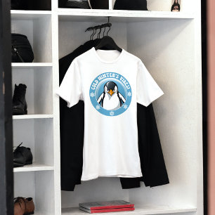 Schattigee pinguïn, koude wintervibes t-shirt