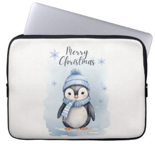 Schattigee pinguïn laptop sleeve