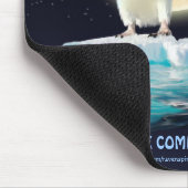 Schattigee PINGUÏN & MAAN Leuk Motivatie Mousepad Muismat (Hoek)