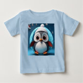 Schattigee Pinguïn met Big Eyes Ready To Layer (Voorkant)