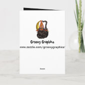 Schattigee pinguïn met heksen Pet Halloween Kaart (Achterkant)