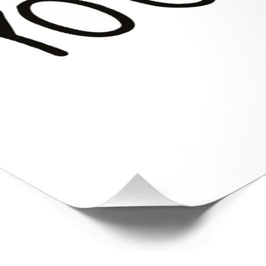 Schattigee pinguïn met inscriptie Je bent cool Perfect Poster (Hoek)