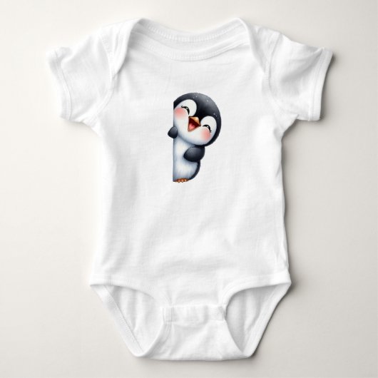 Schattigee pinguïn romper (Voorkant)