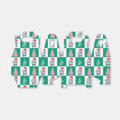 Schattigee Pinguïn Santa Vrolijk Kerstfeest Bedankdoosjes (Uitgevouwen)