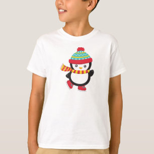 Schattigee pinguïn, schaatspinguïn, Pet, sjaal T-shirt