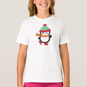 Schattigee pinguïn, schaatspinguïn, Pet, sjaal T-shirt