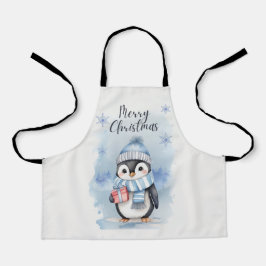 Schattigee pinguïn schort