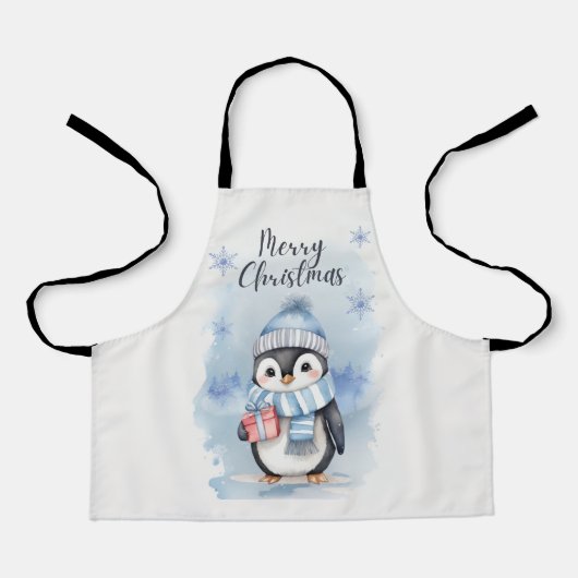 Schattigee pinguïn schort (Voorkant)