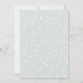 Schattigee Pinguïn Sneeuw Kerstfeest Uitnodiging (Achterkant)