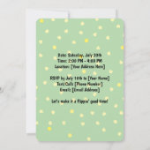 Schattigee Pinguïn Verjaardag (1e verjaardag) Kaart (Achterkant)