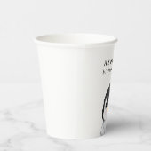 Schattigee Pinguïn Winter Baby shower Papieren Bekers (Rechts)