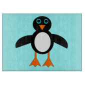 Schattigee pinguïnglassnijplank snijplank (Voorkant)