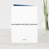 Schattigee pinguïns dankbaarheid Kaart voor sponso (Achterkant)