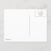 Schattigee pinguïns paar save the date Briefkaart (Achterkant)