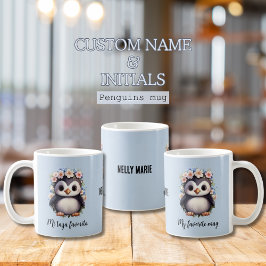 Schattigee Pinguïns Tweetalig mi taza Favoriet Spa Koffiemok