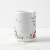 Schattigee pinguïnzwangerschap onthullen gepromove koffiemok (Center)