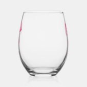 "SCHATTIGEE" Pink Bow Drinkware Set. blikglas Wijnglas Zonder Voet (Links)