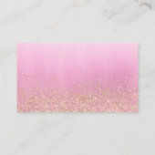 Schattigee Pink Butterflies Baby shower Boeken voo Informatiekaartje (Achterkant)