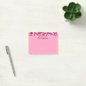 Schattigee Pink Crayons Teacher Vanaf het bureau v Post-it® Notes (Kantoor)