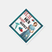 Schattigee Pinup_ Echte Mannen Trouwen Verpleegkun Servet (Hoek)