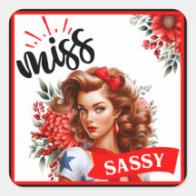 Schattigee Pinup_ Miss Sassy