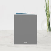 Schattigee Pinup_ Verpleegkunde in mijn bloed Bedankkaart (Achterkant)