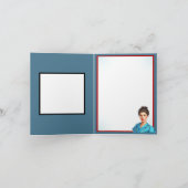 Schattigee Pinup_ Verpleegkunde in mijn bloed Bedankkaart (Binnen)