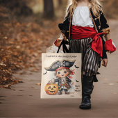 Schattigee Piraat Halloween Snoep Trick or treat Tote Bag