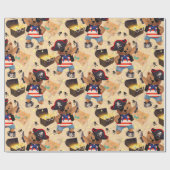 Schattigee Pirate Beer schatkaart Cadeaupapier (Vlak)