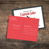 Schattigee Pirate Simple Bedankt Custom Briefkaart