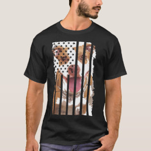 Schattigee Pit Bull Dog Afbeelding Grappige Puppy T-shirt