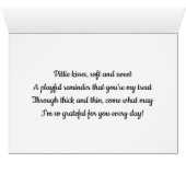 Schattigee Pitbull Denken van Je houdt van Pittie  (Binenzijde Horizontaal (Onderkant))