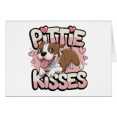 Schattigee Pitbull Denken van Je houdt van Pittie  (Voorkant Horizontaal)