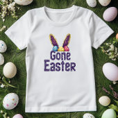 Schattigee Pixel Art Bunny Gamer T-shirt; Gone Eas T-shirt