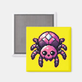 Schattigee-pixelspin Magneet (Voorkant / Achterkant)