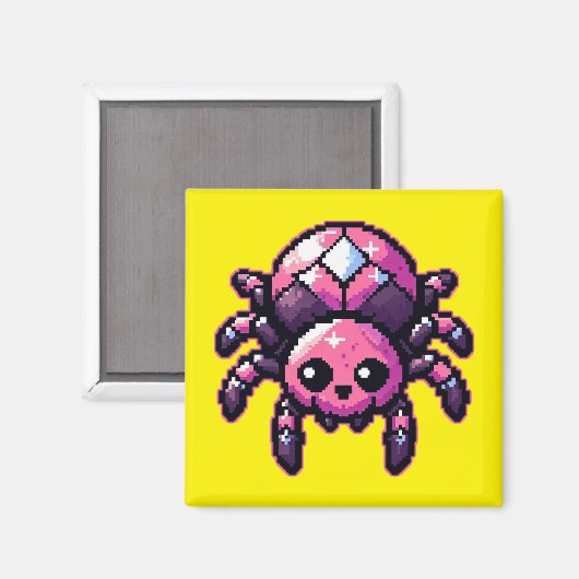 Schattigee-pixelspin Magneet (Voorkant / Achterkant)