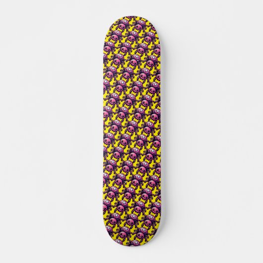 Schattigee-pixelspin Persoonlijk Skateboard (Voorkant)