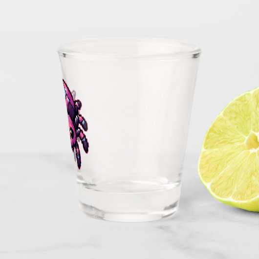 Schattigee-pixelspin Shot Glas (Rechts)