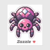 Schattigee-pixelspin Sticker (Vel)