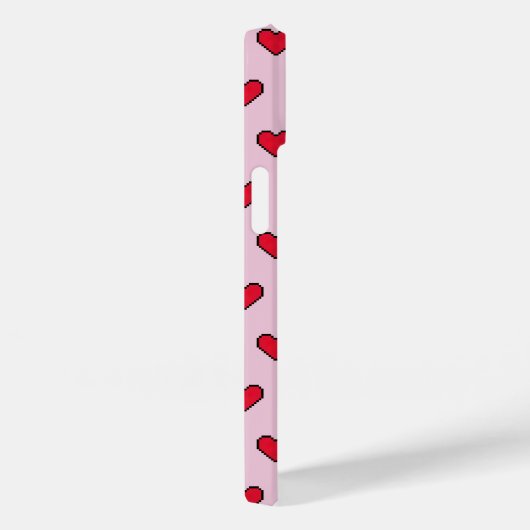 Schattigee pixelvorm van het hart Case-Mate iPhone case (Achterkant / Rechts)